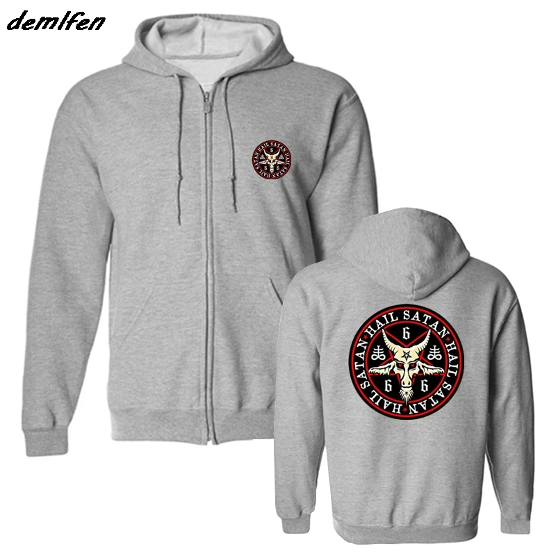 Hail Satan 666 Baphomet Pentagram Devil Wicca Black Magic Print Hoodie Men Fleece Hoody Sweatshirt Hip Hop Jacket Coat
Hail Satan 666 Baphomet Pentagram Devil Wicca Black Magic Print Hoodie Men Fleece Hoody Sweatshirt Hip Hop Jacket Coat