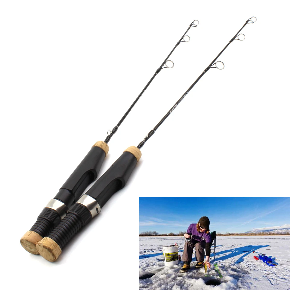 2 PCS 60cm Winter fishing rod Ice Fishing Rods carbon material Travel ferry Fishing Tackle Sturdy pole Free shipping
2 PCS 60cm Winter fishing rod Ice Fishing Rods carbon material Travel ferry Fishing Tackle Sturdy pole Free shipping