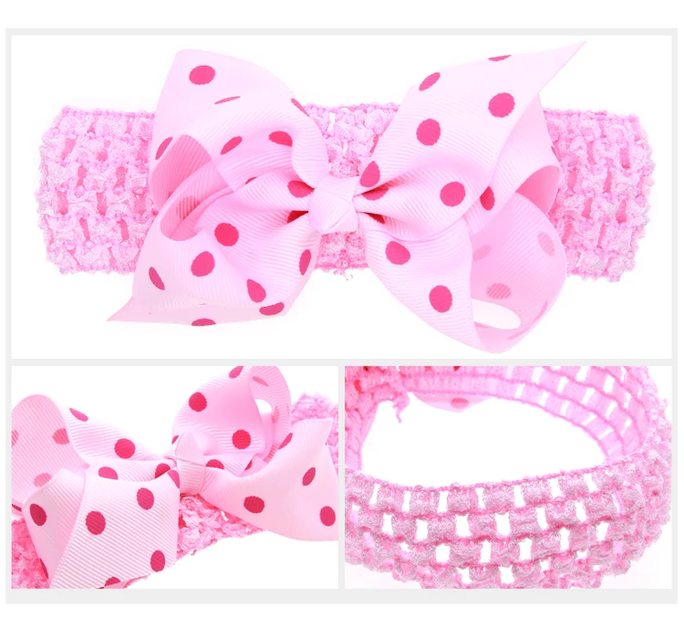 20pcs/lot Polka Dot Ribbon bows Princess Girl headbands Grosgrain crochet Hair Band bows kids Hair Accessorise
20pcs/lot Polka Dot Ribbon bows Princess Girl headbands Grosgrain crochet Hair Band bows kids Hair Accessorise