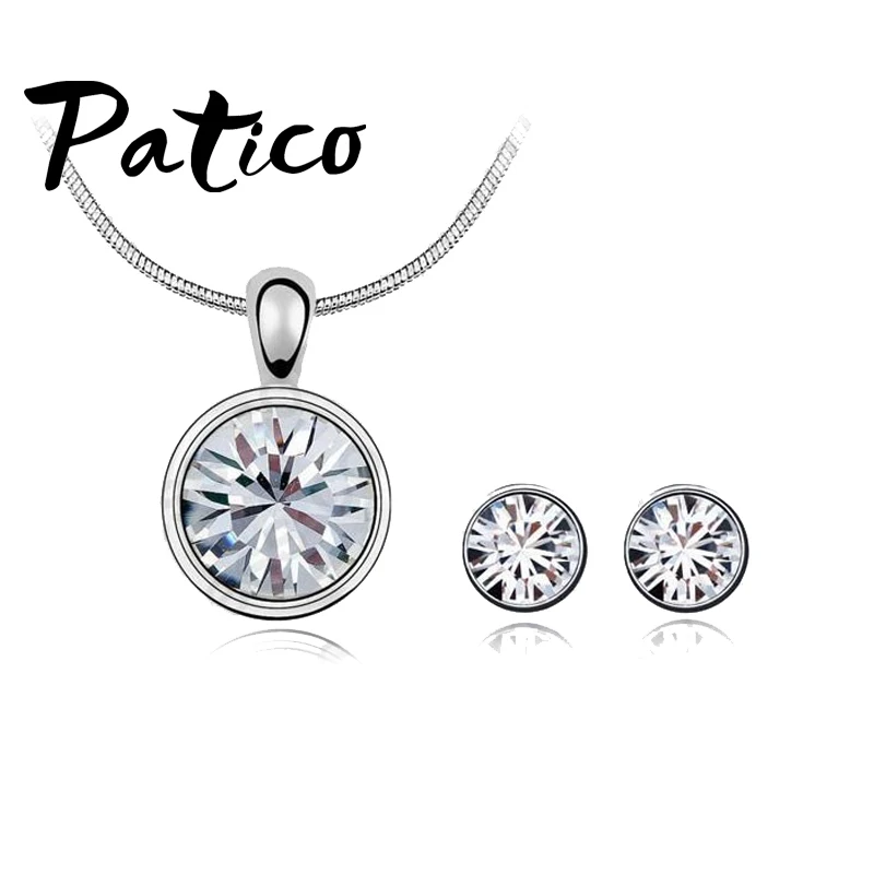 Hot Sale Women Wedding Jewelry Set 925 Sterling Silver Cubic Zircon Pendant Necklace/Earring Women Sets Free Shipping
Hot Sale Women Wedding Jewelry Set 925 Sterling Silver Cubic Zircon Pendant Necklace/Earring Women Sets Free Shipping