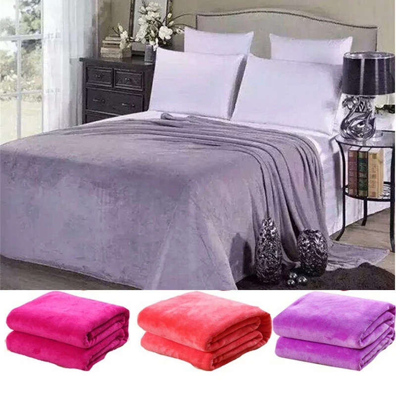 1PCS 50cm * 70cm Bed Blanket Fleece Blankets For Bed Throw Blanket Machine Washable Home Textile Solid random Color
1PCS 50cm * 70cm Bed Blanket Fleece Blankets For Bed Throw Blanket Machine Washable Home Textile Solid random Color