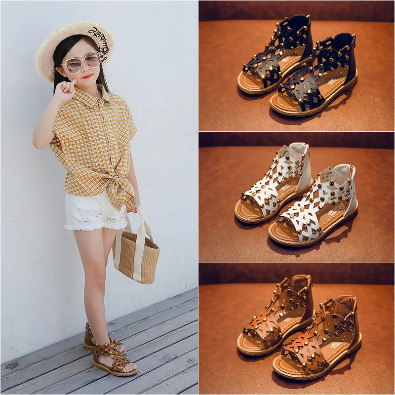 Children Shoes Rome Microfiber Flat Zipper Beach Shoes Gladiator Girls Sandals Kids Summer Shoes for Girls Casual Sandals
Children Shoes Rome Microfiber Flat Zipper Beach Shoes Gladiator Girls Sandals Kids Summer Shoes for Girls Casual Sandals