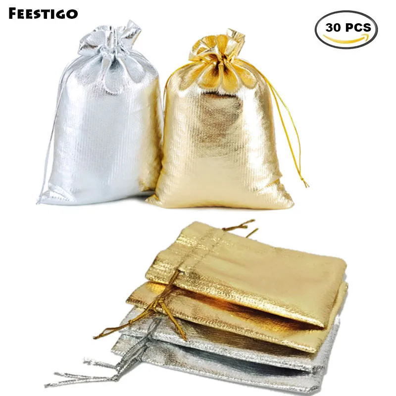 30pcs 12*9CM Gold Gift Bags Organza Pouches Drawstring Gift Bag For Christmas Wedding Favors Candy Bags Xmas Tree Decoration
30pcs 12*9CM Gold Gift Bags Organza Pouches Drawstring Gift Bag For Christmas Wedding Favors Candy Bags Xmas Tree Decoration