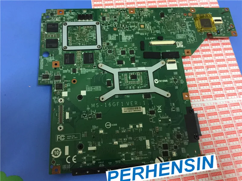 Original MS-16GF MS-16GF1 FOR MSI GE60 2QE LAPTOP MOTHERBOARD WITH I7 CPU.100% Work Perfectly
Original MS-16GF MS-16GF1 FOR MSI GE60 2QE LAPTOP MOTHERBOARD WITH I7 CPU.100% Work Perfectly