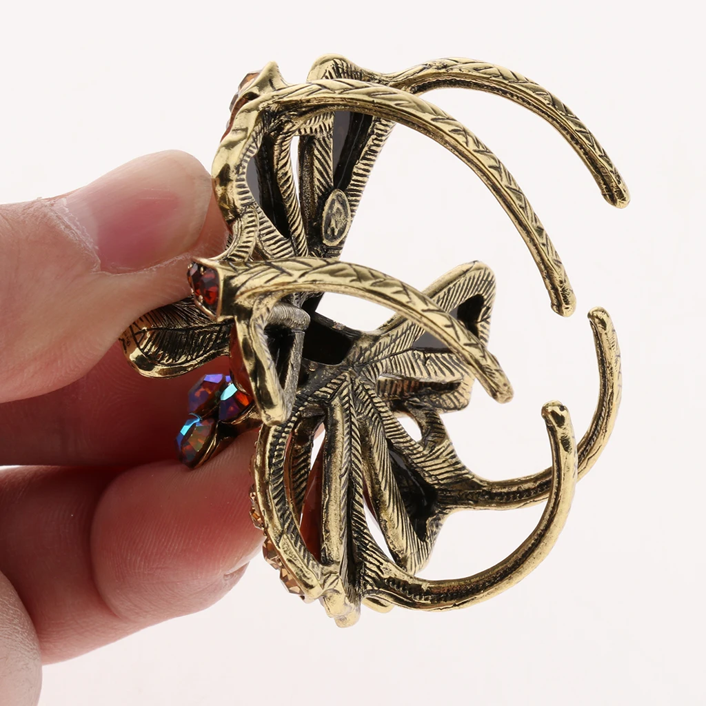 Women Rhinestone Hair Claw Metal Crystal Hair Clip Vintage Hairpin Hair Jewelry Decor
Women Rhinestone Hair Claw Metal Crystal Hair Clip Vintage Hairpin Hair Jewelry Decor