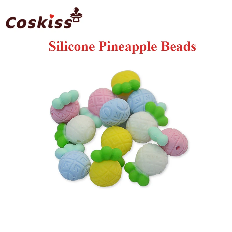 Silicone Pineapple Beads Baby Teether Pacifier DIY Necklace Bracelet Creative Safe Teeth Oral Care Teething Nursing Function
Silicone Pineapple Beads Baby Teether Pacifier DIY Necklace Bracelet Creative Safe Teeth Oral Care Teething Nursing Function