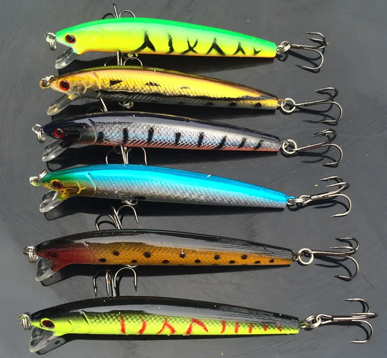 1PiecesFishing Artificial Lure Minnow Bait 10cm/9g 0.5-1.5m Dive Deep Hard Baits Hooks
1PiecesFishing Artificial Lure Minnow Bait 10cm/9g 0.5-1.5m Dive Deep Hard Baits Hooks