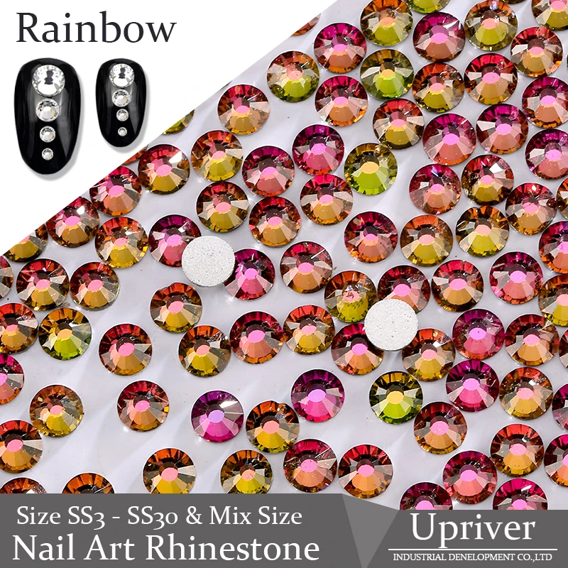 Upriver All Size Rainbow Red Green Color Non Hot Fix Rhinestones Flatback Glass Nail Rhinestone for Nail Art Design Accessories
Upriver All Size Rainbow Red Green Color Non Hot Fix Rhinestones Flatback Glass Nail Rhinestone for Nail Art Design Accessories