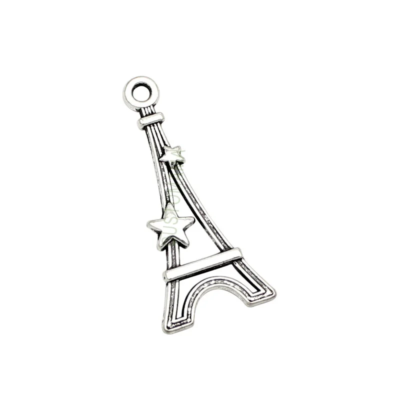 100pcs--Antique Silver 2 Sided Eiffel Tower Charms Pendant, Paris, France 29x13mm
100pcs--Antique Silver 2 Sided Eiffel Tower Charms Pendant, Paris, France 29x13mm