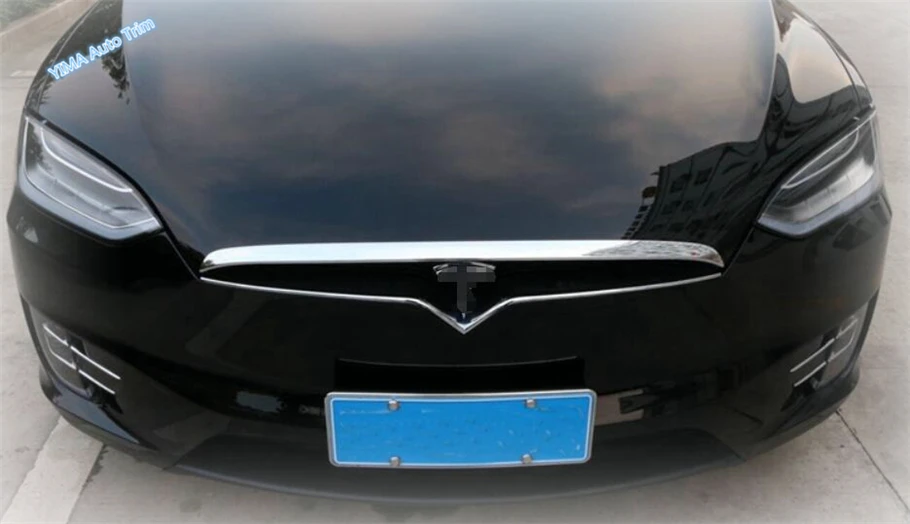 Lapetus Car Styling Front Head Hood Bonnet Strip Front Engine Cover Trim 1 Piece ABS For Tesla Model X 2016 2017 2018
Lapetus Car Styling Front Head Hood Bonnet Strip Front Engine Cover Trim 1 Piece ABS For Tesla Model X 2016 2017 2018