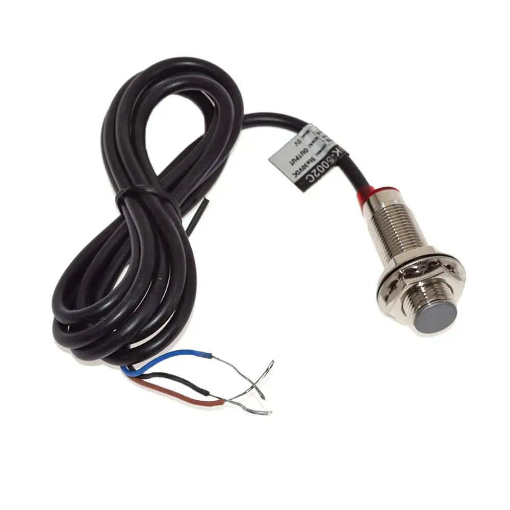 Hall sensor proximity switch NJK-5002C NPN three-wire normally open magnet M12 Line length 1.2 meters |