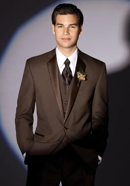 New Fashion Brown Men Suit 3pieces (Jacket+Pant+Vest+Tie) Groom Tuxedos Groomsmen Wear Wedding Blazer Suits For Men
New Fashion Brown Men Suit 3pieces (Jacket+Pant+Vest+Tie) Groom Tuxedos Groomsmen Wear Wedding Blazer Suits For Men
