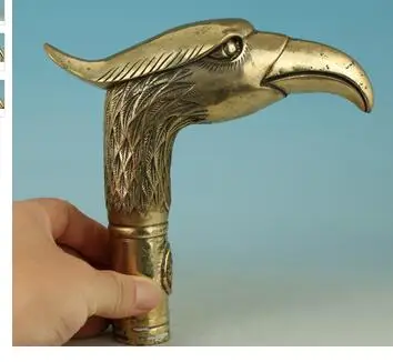 100% bronze Pure Copper Brass Grandpa Good Lucky Old Asian Chinese Handmade Carved Parrot Collect Statue Walking Stick Head
100% bronze Pure Copper Brass Grandpa Good Lucky Old Asian Chinese Handmade Carved Parrot Collect Statue Walking Stick Head