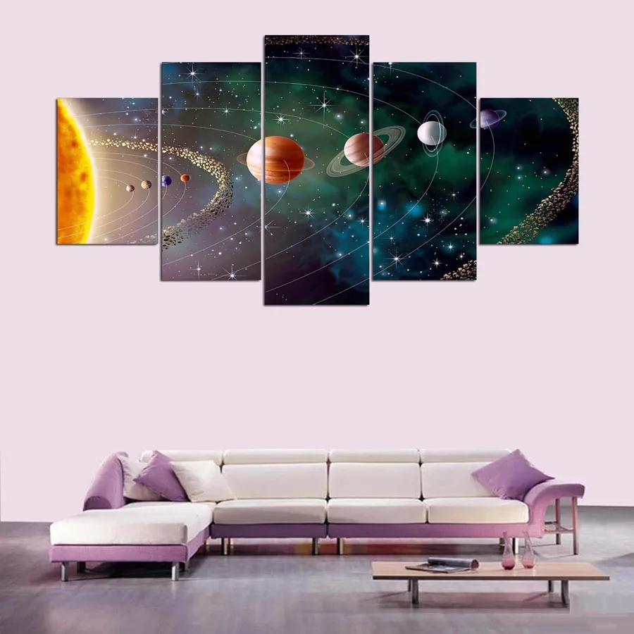 Artryst Print Painting For Living Room Home Decor Modular 5 Panel Beautiful Planets Pictures Poster Frame High Quality Canvas
Artryst Print Painting For Living Room Home Decor Modular 5 Panel Beautiful Planets Pictures Poster Frame High Quality Canvas