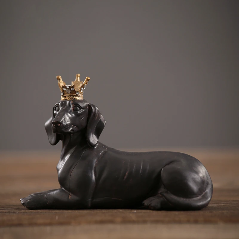American country crown dog ornaments living room TV cabinet shelf creative Cafe Nordic clothing shop window display soft assembl
American country crown dog ornaments living room TV cabinet shelf creative Cafe Nordic clothing shop window display soft assembl