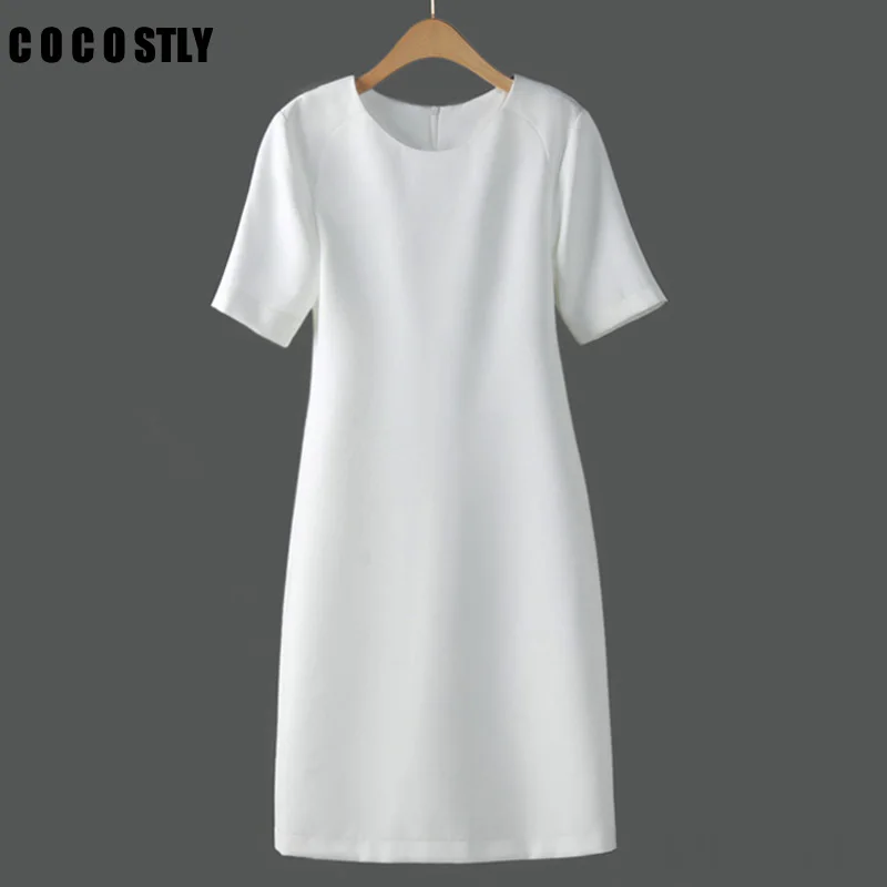Autumn Women Pencil Office Dress Plunge O-Neck Short Sleeve Slim OL Work Party Dresses Zipper Dress White Vestidos Plus Size 4XL
Autumn Women Pencil Office Dress Plunge O-Neck Short Sleeve Slim OL Work Party Dresses Zipper Dress White Vestidos Plus Size 4XL