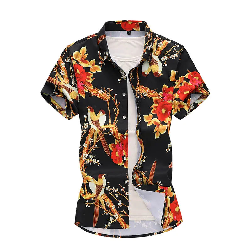 2019 Summer Mens Flower Beach Hawaiian Shirts Tropical Summer Short Sleeve Floral Shirts 5XL 6XL 7XL
2019 Summer Mens Flower Beach Hawaiian Shirts Tropical Summer Short Sleeve Floral Shirts 5XL 6XL 7XL