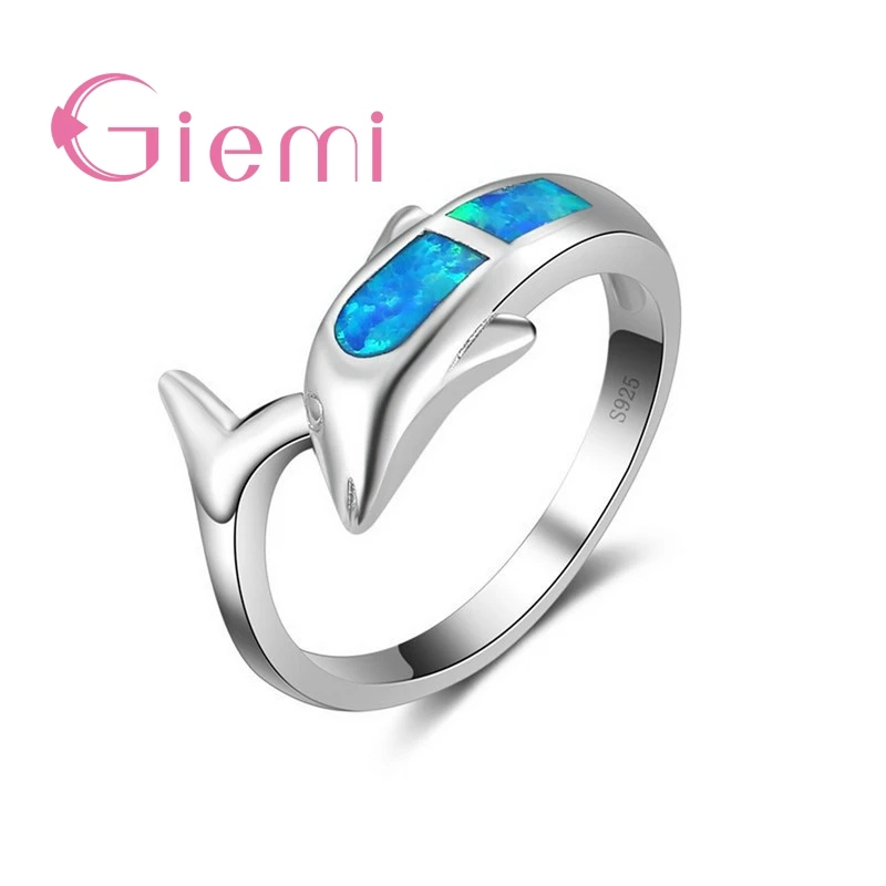 Promotions Sale Top Quality Lovely Dolphin Ring New 925 Silver Needle Blue Fire Opal Rings for Women Fine Jewelry Best Gifts
Promotions Sale Top Quality Lovely Dolphin Ring New 925 Silver Needle Blue Fire Opal Rings for Women Fine Jewelry Best Gifts