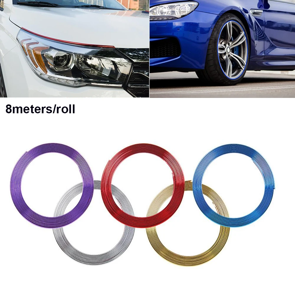 Car Wheel Trim Sticker Auto Trim Protection Strip Chrome Decoration Styling Exterior Bumper Mirror Accessory Trim Wheel Trim
Car Wheel Trim Sticker Auto Trim Protection Strip Chrome Decoration Styling Exterior Bumper Mirror Accessory Trim Wheel Trim