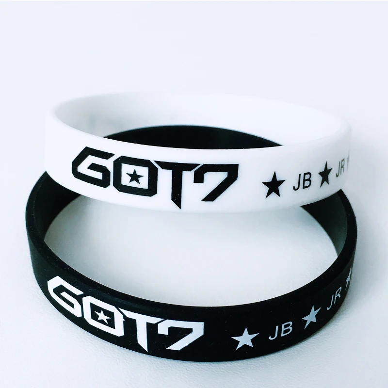 Популярная Корейская мальчик сочетание Kpop GOT7 спортивный браслет дамы Мужская