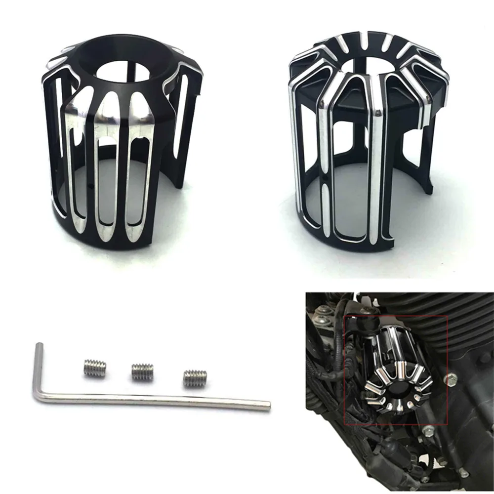Motorcycle Part Black Chrome Billet Aluminum Oil Filter Cover For Harley for Sportster XL 883 1200 Dyna Softail Touring
Motorcycle Part Black Chrome Billet Aluminum Oil Filter Cover For Harley for Sportster XL 883 1200 Dyna Softail Touring