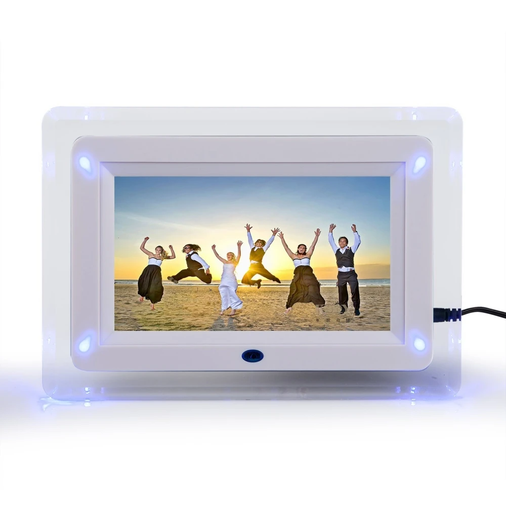 7" TFT-LCD Multi-functional Digital Photo Picture Movie Frame MP3 MP4 Player Alarm Clock Light Flashing Remote Control Desktop
7" TFT-LCD Multi-functional Digital Photo Picture Movie Frame MP3 MP4 Player Alarm Clock Light Flashing Remote Control Desktop