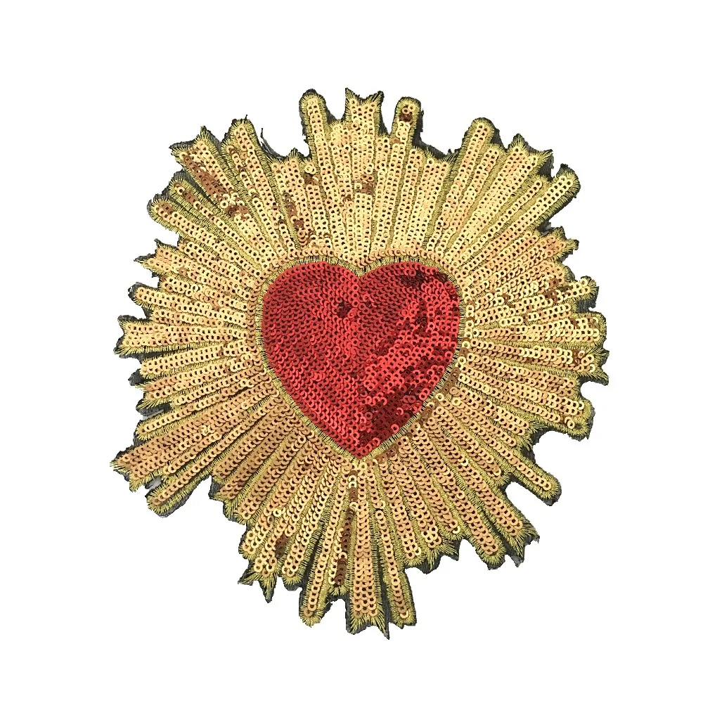 DIY Decoration Appliques Sequins Hearted shape for Clothes 3D Heart Sequined Patches Shiny Red Heart Beaded small cute badges
DIY Decoration Appliques Sequins Hearted shape for Clothes 3D Heart Sequined Patches Shiny Red Heart Beaded small cute badges