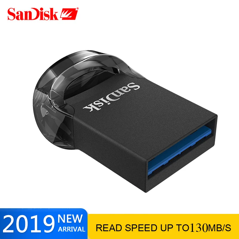 Original SanDisk Ultra Fit USB Flash Drive 32gb CZ430 16GB 128gb mini Pen 3.1 Up to 130MB/S pendrive 3.0 | Компьютеры и офис