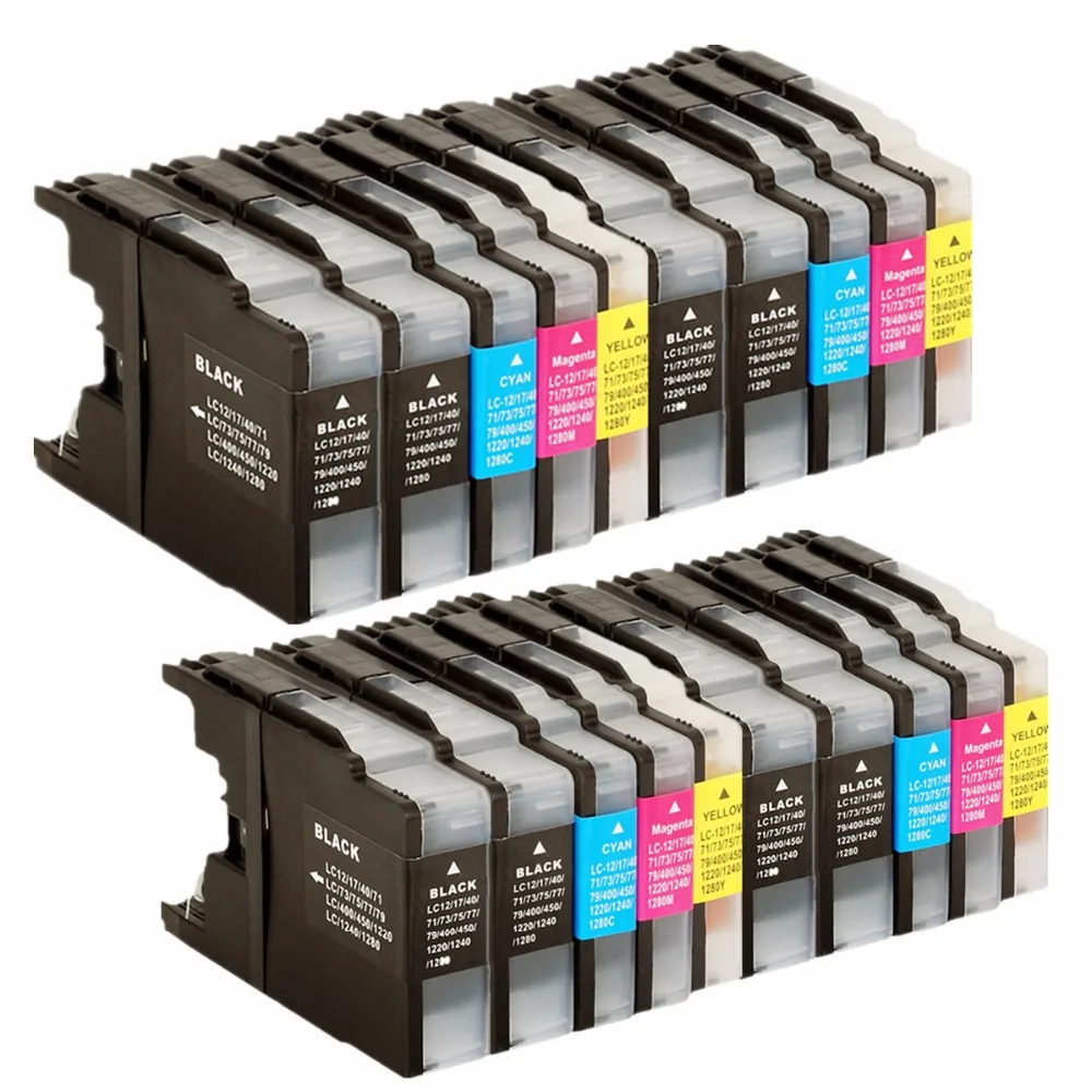 Ink Cartridge Replacement For LC450/1280 LC 450 1280 LC450 LC1280 MFC-J6510DW MFC-J435W MFC-J835DW MFC-J280W
Ink Cartridge Replacement For LC450/1280 LC 450 1280 LC450 LC1280 MFC-J6510DW MFC-J435W MFC-J835DW MFC-J280W