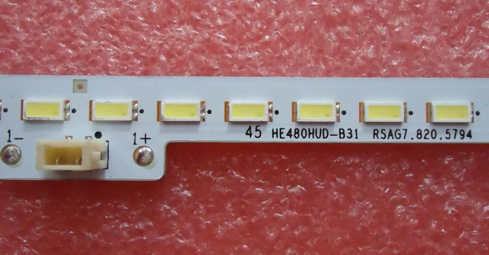 Beented LED strip SSY-1134284-A 4224 HE480HUD-B31 RSAG7.820.5794 84LED 600mm for LED48K461X3DU
Beented LED strip SSY-1134284-A 4224 HE480HUD-B31 RSAG7.820.5794 84LED 600mm for LED48K461X3DU