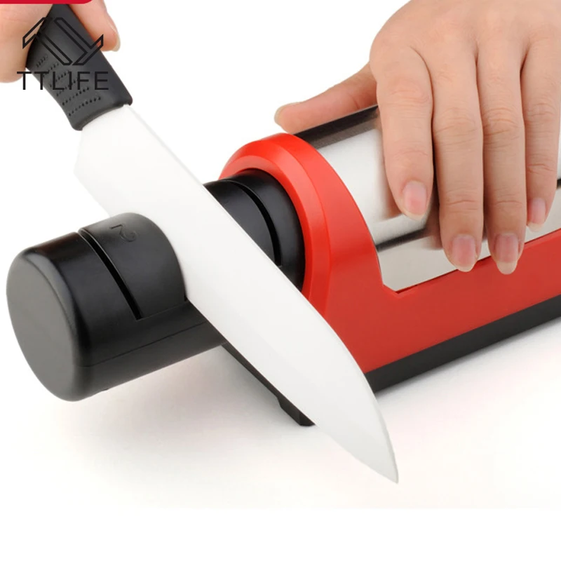 TTLIFE Kitchen Knife Sharpener Professional Electric Diamond Ceramic 2 Stage Grinder Sharpening Ceramic Knife EU Plug
TTLIFE Kitchen Knife Sharpener Professional Electric Diamond Ceramic 2 Stage Grinder Sharpening Ceramic Knife EU Plug
