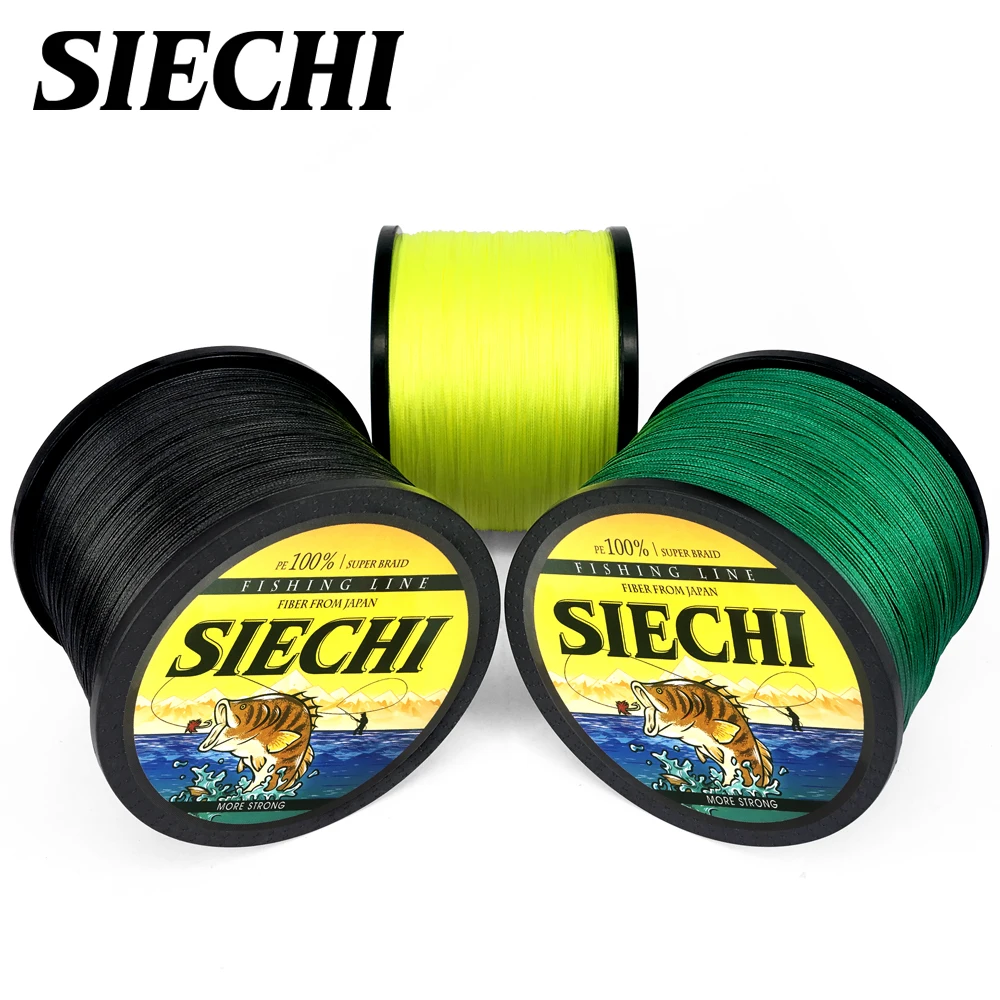 SIECHI PE Braided Fishing Line Multifilament 7Colors Fishing Cord Strong 8 Strands 1000M Fishing Line
SIECHI PE Braided Fishing Line Multifilament 7Colors Fishing Cord Strong 8 Strands 1000M Fishing Line