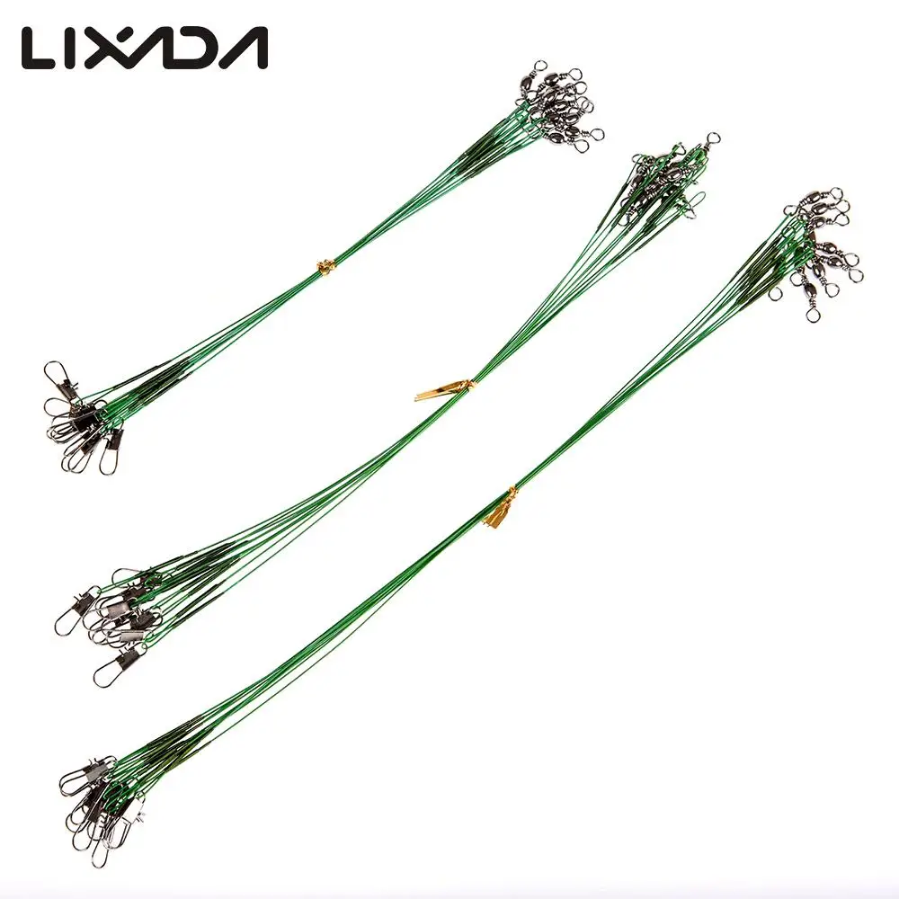 Lixada 10 шт. металлическая проволока 15 см/20 см/25 см зеленая стальная вертушка