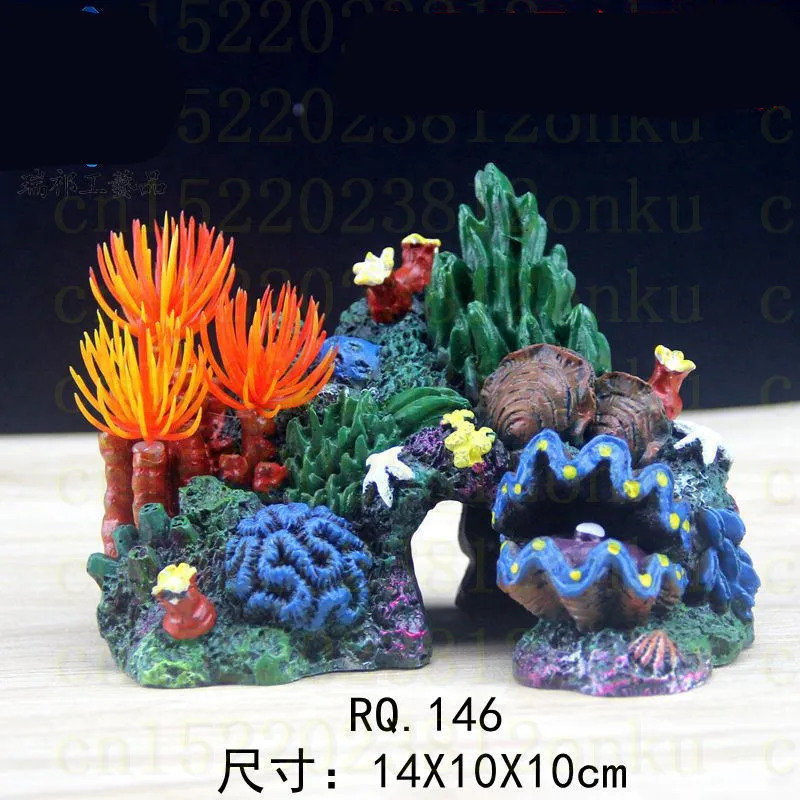 New Aquarium Artificial Coral Conch Shell Rockery Ship Wreck Background Ship Wreckage Fish Tank Sink Wood Fish Escape Hole
New Aquarium Artificial Coral Conch Shell Rockery Ship Wreck Background Ship Wreckage Fish Tank Sink Wood Fish Escape Hole
