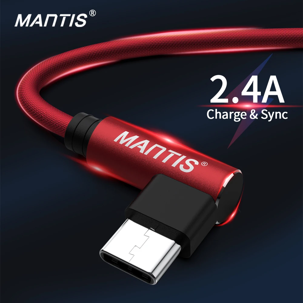 Кабель MANTIS 3 м 2 1 Type C для Samsung 90 градусов кабель быстрой зарядки и синхронизации