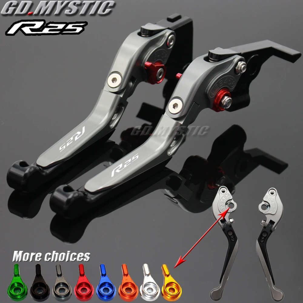 Подходит для YAMAHA YZF-R25 YZF R25 2014-2015 аксессуары для мотоциклов CNC регулируемый складной выдвижной рычаг тормоза и сцепления с логотипом R25
Подходит для YAMAHA YZF-R25 YZF R25 2014-2015 аксессуары для мотоциклов CNC регулируемый складной выдвижной рычаг тормоза и сцепления с логотипом R25