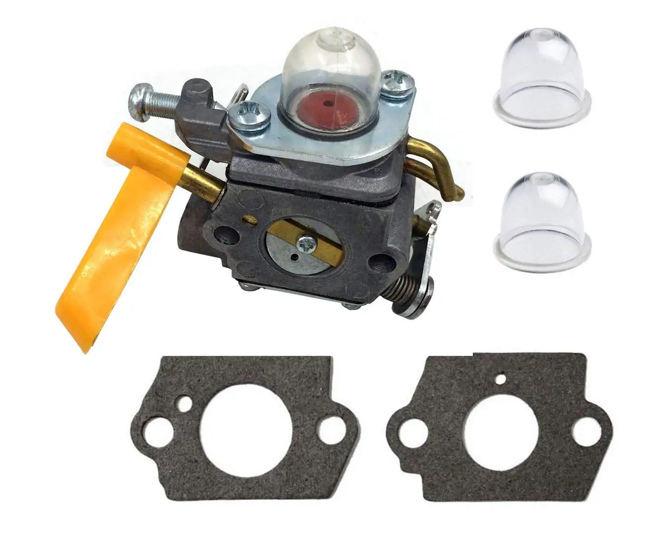 Карбюратор ж/сжимные Насосы & прокладки для Ryobi Homelite 25cc 30cc триммер воздуходувка секатор на палке, кусторез ZAMA C1U-H60
Карбюратор ж/сжимные Насосы & прокладки для Ryobi Homelite 25cc 30cc триммер воздуходувка секатор на палке, кусторез ZAMA C1U-H60