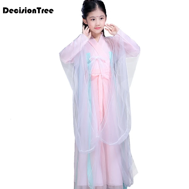 Girls Ancient Chinese Han Ming Costume Chinese Traditional hHanfu Dress Chilren Cosplay Baiqian Eternal Love Solid Clothing
Girls Ancient Chinese Han Ming Costume Chinese Traditional hHanfu Dress Chilren Cosplay Baiqian Eternal Love Solid Clothing