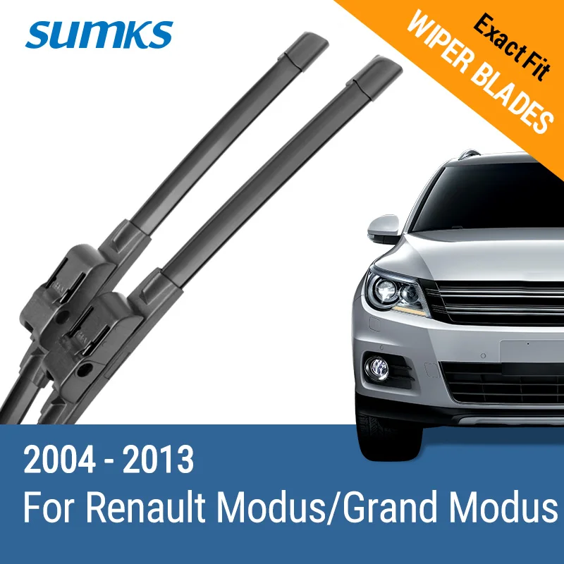 Щетки стеклоочистителя SUMKS для Renault Modus / Grand Modus 28 дюймов и 26 дюймов, боковые штифты 2004, 2005, 2006, 2007, 2008, 2009, 2010, 2011, 2012
Щетки стеклоочистителя SUMKS для Renault Modus / Grand Modus 28 дюймов и 26 дюймов, боковые штифты 2004, 2005, 2006, 2007, 2008, 2009, 2010, 2011, 2012