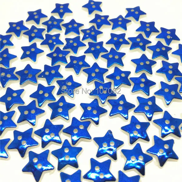 500pcs Royal Blue Color Christmas Star Buttons Resin 2 Holes Metallic Surface Sewing Button Embellishments For Cardmaking
500pcs Royal Blue Color Christmas Star Buttons Resin 2 Holes Metallic Surface Sewing Button Embellishments For Cardmaking