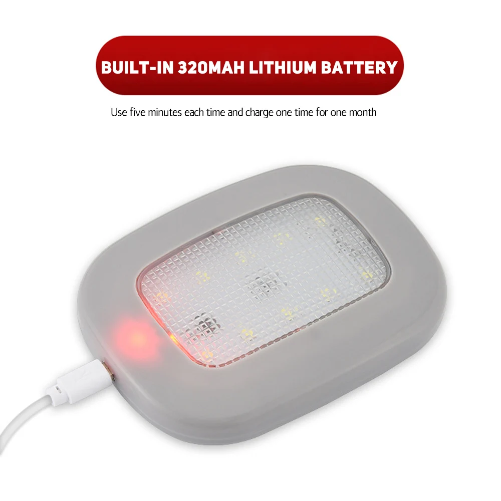 Universal USB Rechargeable LED Reading Light Car Interior Dome Roof Ceiling Lamp LED Night Light W/Magnet G6
Universal USB Rechargeable LED Reading Light Car Interior Dome Roof Ceiling Lamp LED Night Light W/Magnet G6