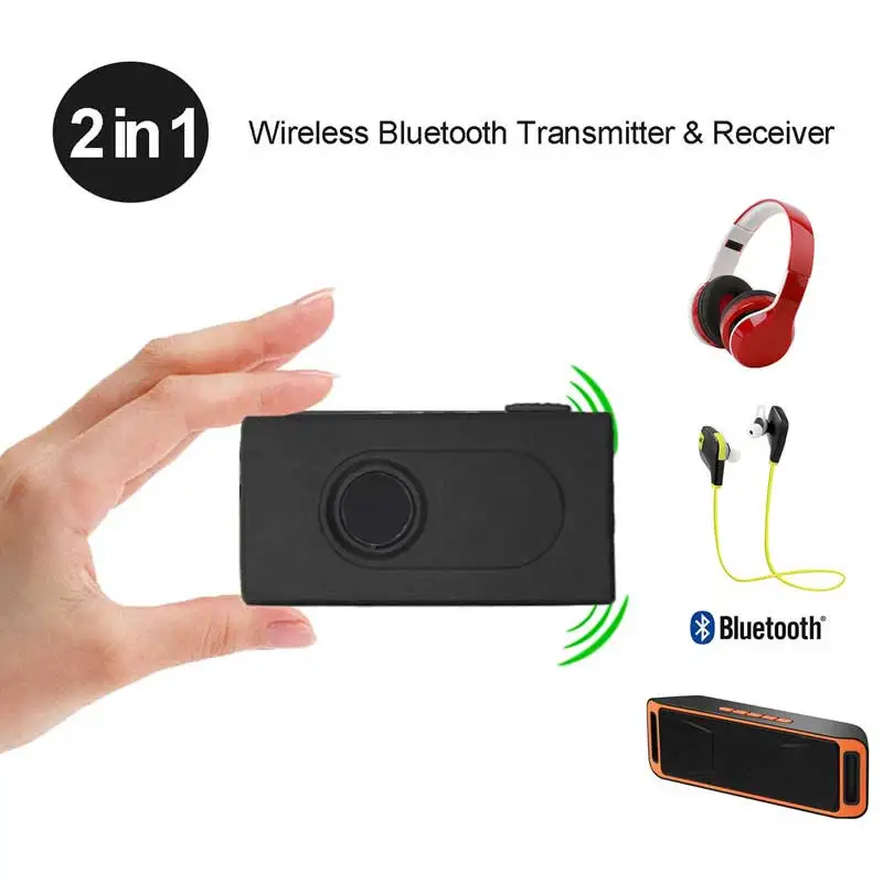 Rovtop Wireless Bluetooth Transmitter Receiver Adapter Stereo Audio Music With USB Charging Cable 3.5mm | Электроника