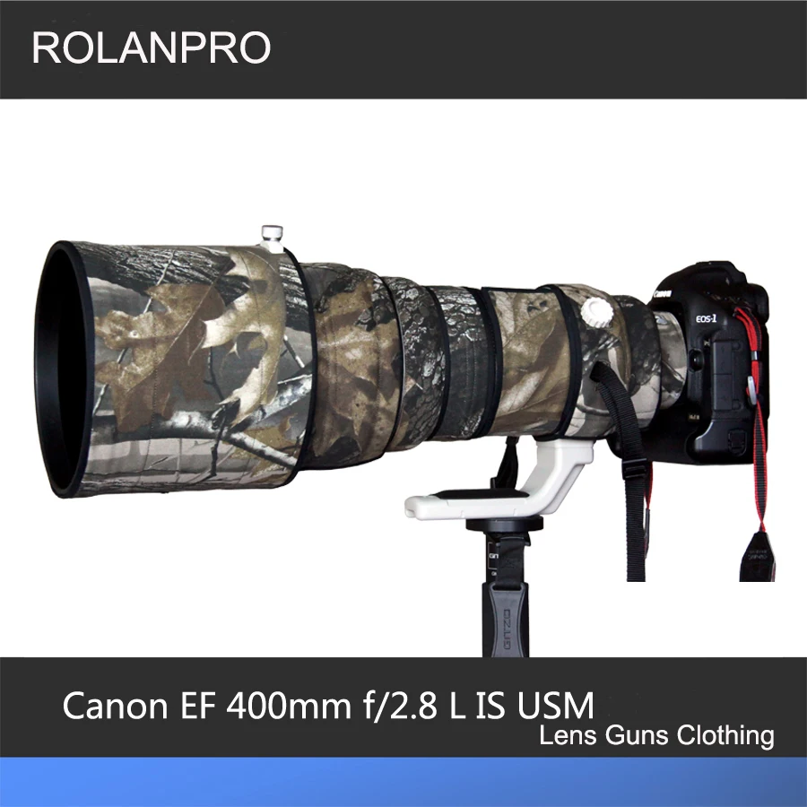 ROLANPRO Lens Camouflage Coat Rain Cover for Canon EF 400mm F/2.8 L IS USM Lens Protective Case Camera Cover Outdoor Coat
ROLANPRO Lens Camouflage Coat Rain Cover for Canon EF 400mm F/2.8 L IS USM Lens Protective Case Camera Cover Outdoor Coat