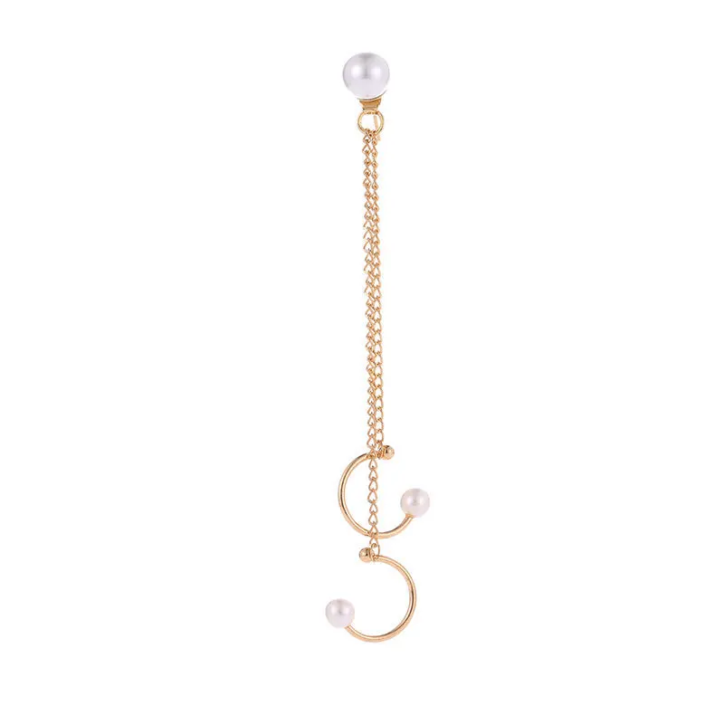 Exquisite White Simulated Pearl Beads U-Shaped Double Thin Tassels Golden Clip Earrings For Women Ear Cuff
Exquisite White Simulated Pearl Beads U-Shaped Double Thin Tassels Golden Clip Earrings For Women Ear Cuff