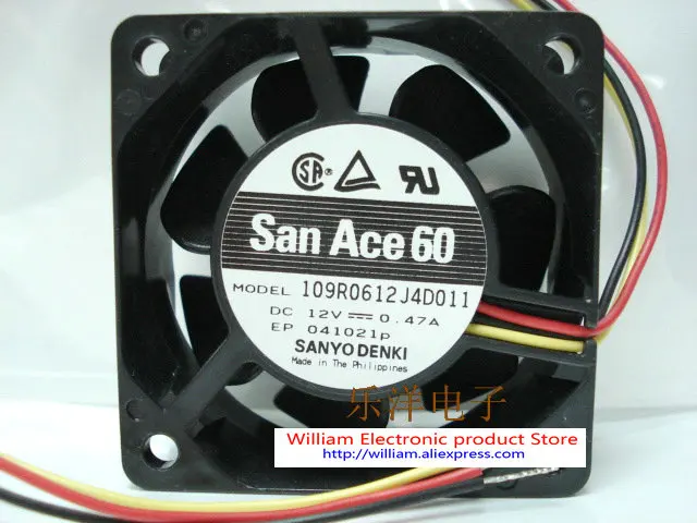Новый оригинальный SANYO 109R0612J4D011 6025 0.47A сигнал сигнализации с двойным шарикоподшипником охлаждающий вентилятор
Новый оригинальный SANYO 109R0612J4D011 6025 0.47A сигнал сигнализации с двойным шарикоподшипником охлаждающий вентилятор