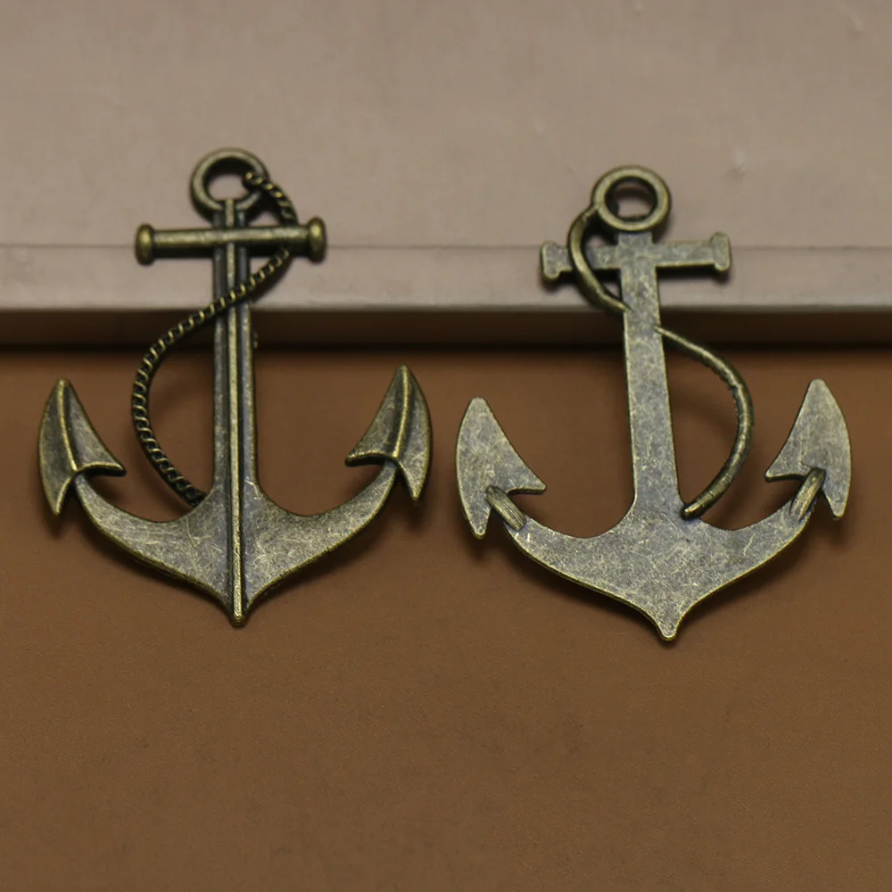 ANGRLY 10pcs 56*41mm Have Hook Up Marine Military Style Alloy DIY Handmade Accessories Metal Rudder Anchors Wedding Decoration
ANGRLY 10pcs 56*41mm Have Hook Up Marine Military Style Alloy DIY Handmade Accessories Metal Rudder Anchors Wedding Decoration