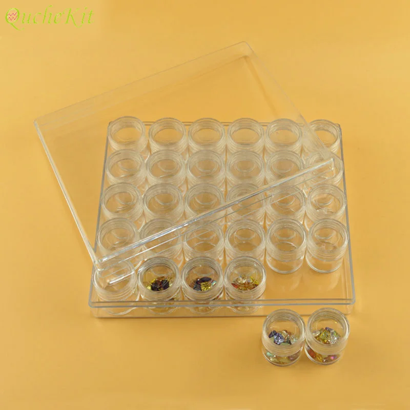 30 Grids Plastic Storage Box Drill Jewelry Box Pill Box Diamond Embroidery Craft Bead Storage Organizer Mini Jars Container
30 Grids Plastic Storage Box Drill Jewelry Box Pill Box Diamond Embroidery Craft Bead Storage Organizer Mini Jars Container