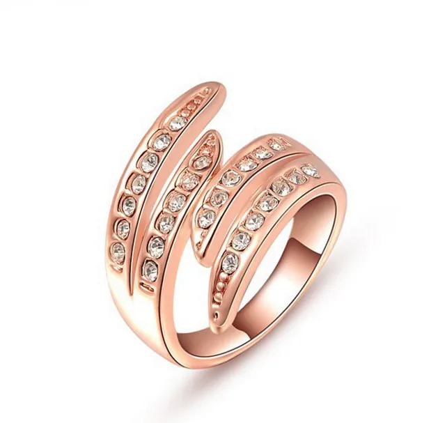 COWNINE Double Fair Love Angle's Wing CZ Ring Rose Gold/Silver Plated Fashion Party/Wedding Jewelry For Women Anel
COWNINE Double Fair Love Angle's Wing CZ Ring Rose Gold/Silver Plated Fashion Party/Wedding Jewelry For Women Anel