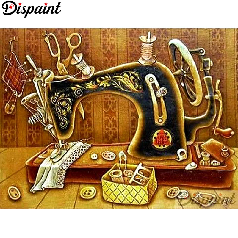 Картина из страз Dispaint A12666 Набор для вышивки с квадратными/круглыми стразами