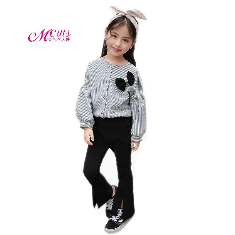 Girls Clothes Sets Spring Autumn Children Clothing Striped Shirt+Pants 2 PCS Suit Kids School Uniform For Girl 4 6 8 10 12 Years
Girls Clothes Sets Spring Autumn Children Clothing Striped Shirt+Pants 2 PCS Suit Kids School Uniform For Girl 4 6 8 10 12 Years